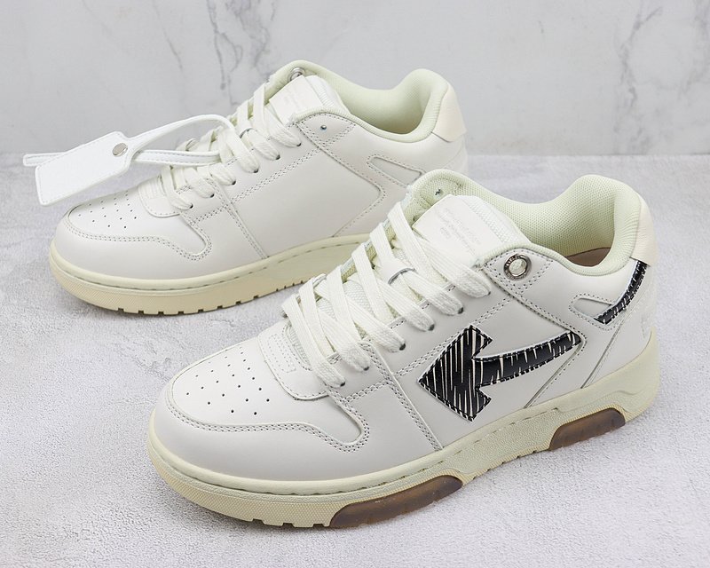 Off White Out Of Office "Cream/Black" фото № 5