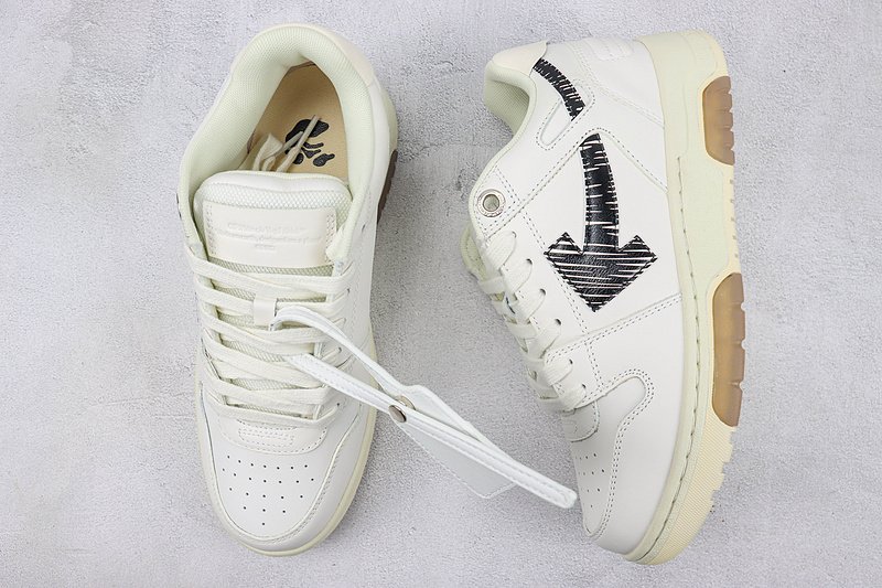 Off White Out Of Office "Cream/Black" фото № 7