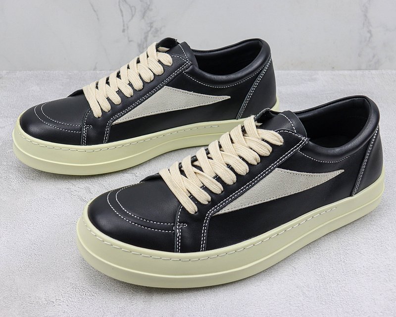 Rick Owens Vintage Low "Leather Strobe" фото № 5