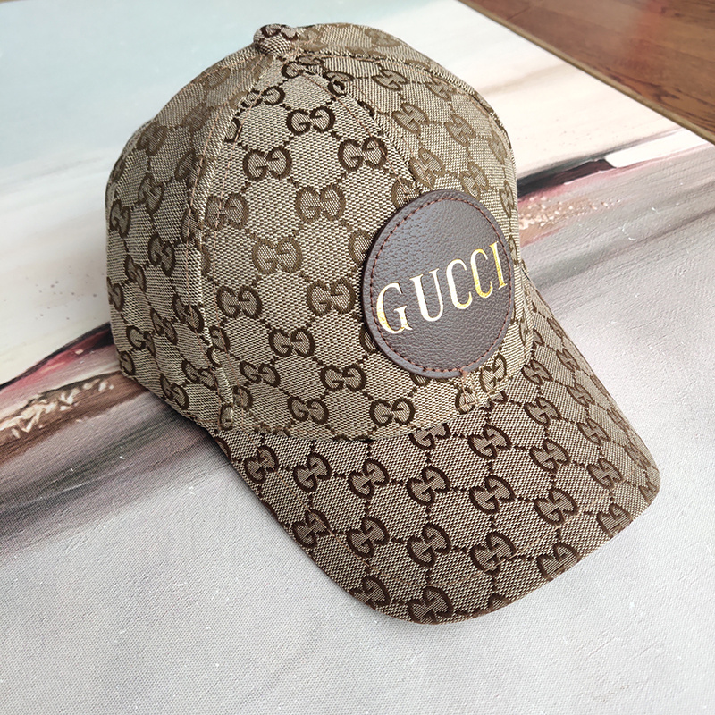 Кепка Gucci With Logo Patch "Brown" фото № 5