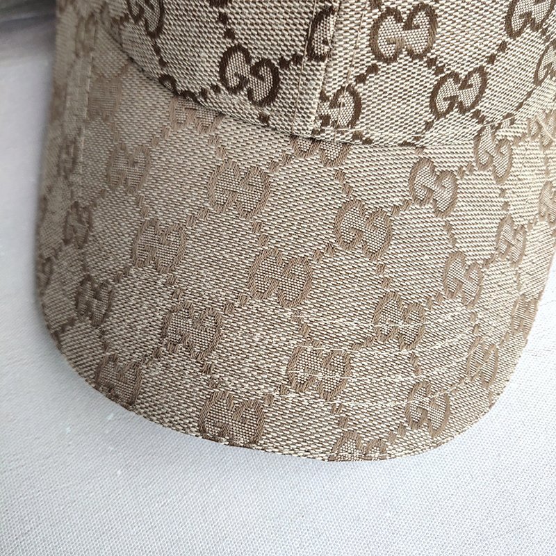 Кепка Gucci With Stripe Patch "Brown" фото № 8