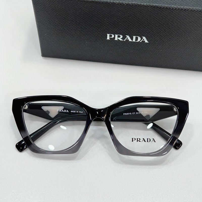 Оправа для очков Prada Logo Inscription On Temples "Black/Gray" фото № 2