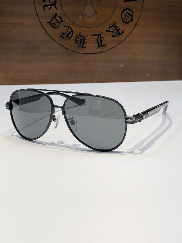 Солнцезащитные очки Chrome Hearts Frame With Patterns "Black" фото № 2