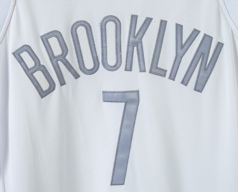 Баскетбольная Джерси Nike Brooklyn Nets 20 MVP №7 Kevin Durant "White" фото № 3