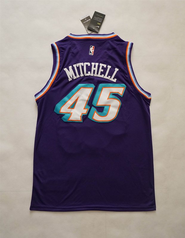 Баскетбольная Джерси Nike Utah Jazz 19-20 №45 Donovan Mitchell "Violet" фото № 4