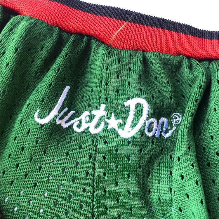 Баскетбольные Шорты Just Don Chicago Bulls With Logo "Green" фото № 2