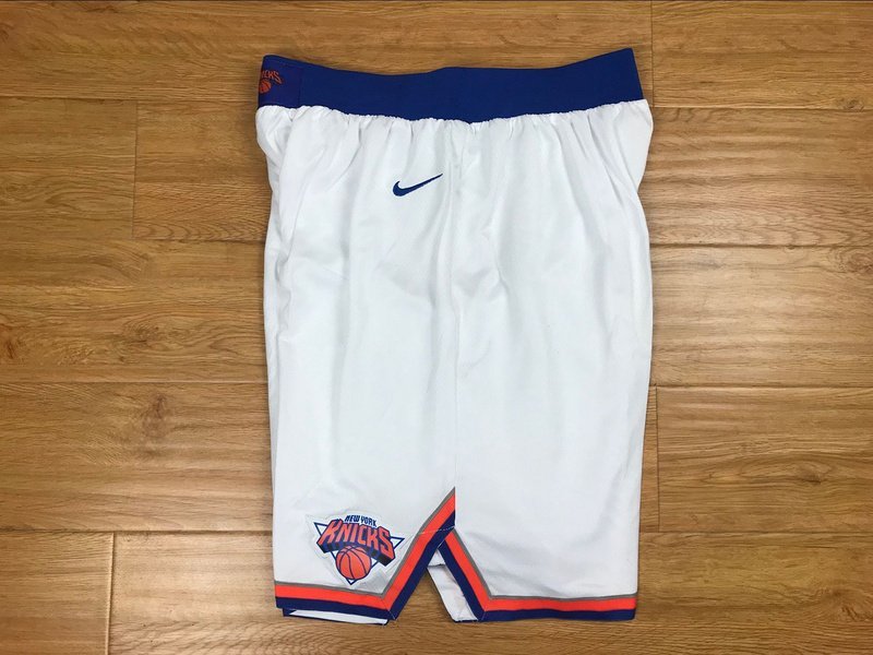 Баскетбольные Шорты Nike New York Knicks 17-18 "White" фото № 3