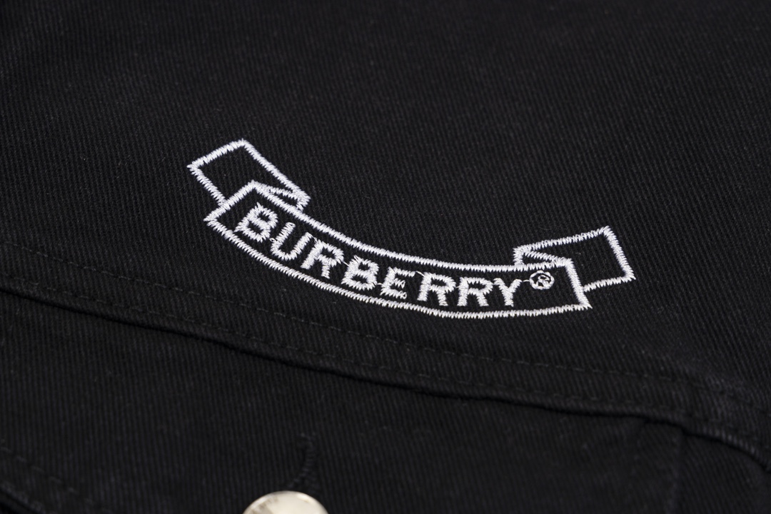 Куртка Burberry Backside Print White Laurel and Knight "Black" фото № 8