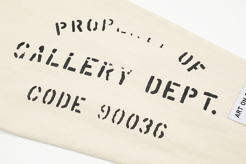 Джинсовая Куртка Gallery Dept X Lanvin Logo "White" фото № 3