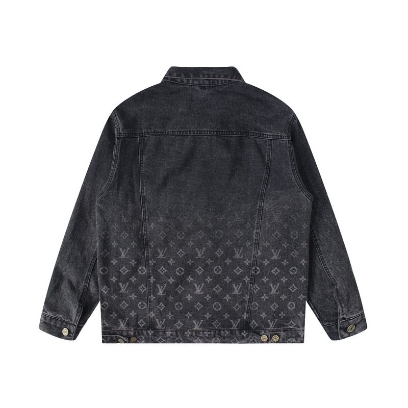 Джинсовая Куртка Louis Vuitton Half Filled With Logos "Black/Gray" фото № 4