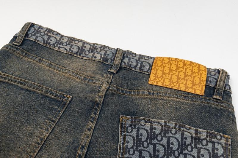 Джинсы Christian Dior Yellow Stripe Dior "Navy Blue" фото № 4