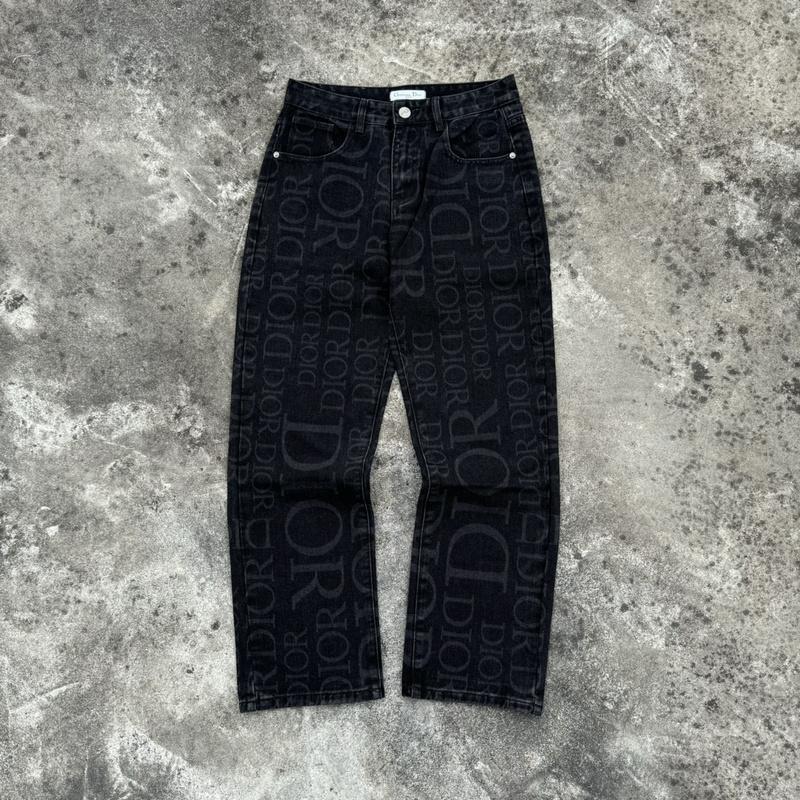 Джинсы Christian Dior Different Directions Logos "Black" фото № 4