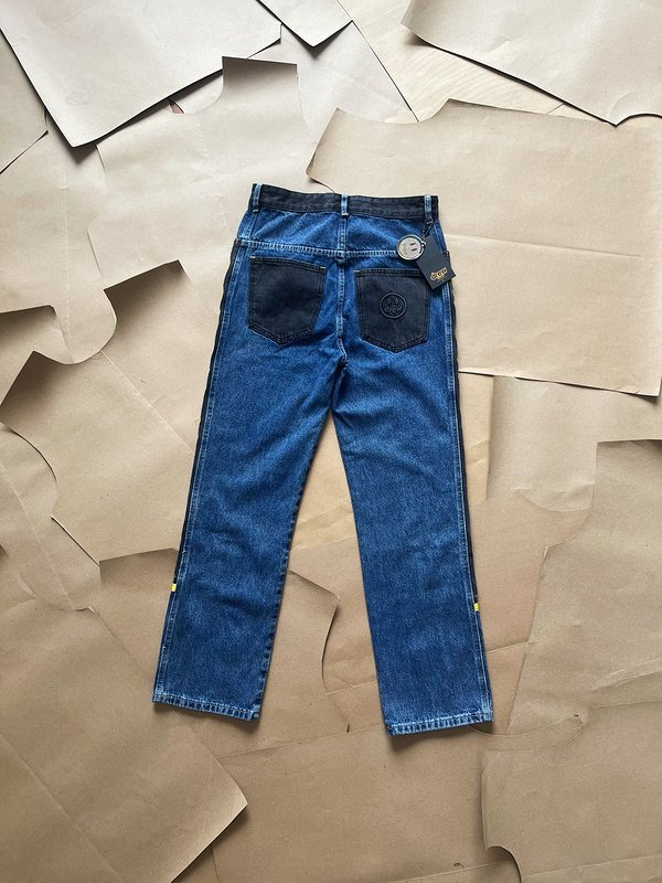 Джинсовые Штаны New Drew House Smiling Face "Blue" фото № 2