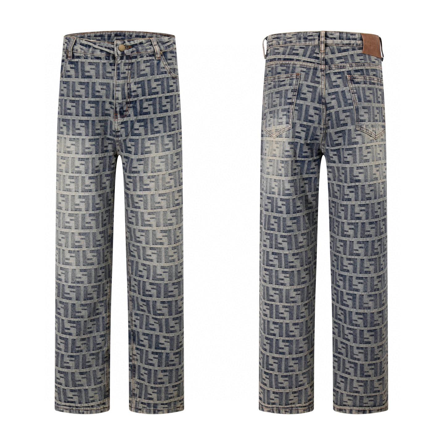 Джинсы Fendi Monochrome "Denim" фото № 7