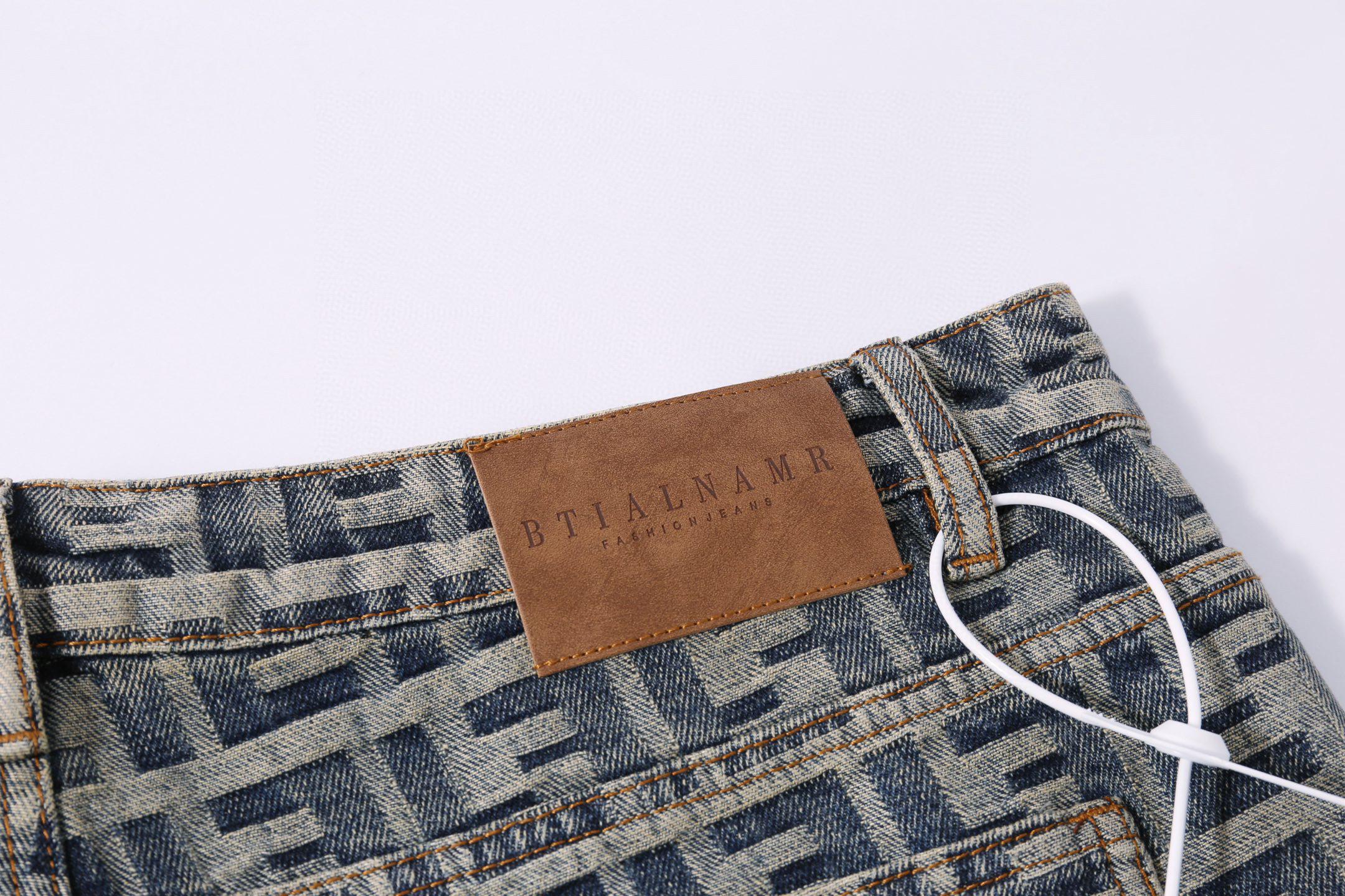 Джинсы Fendi Monochrome "Denim" фото № 4