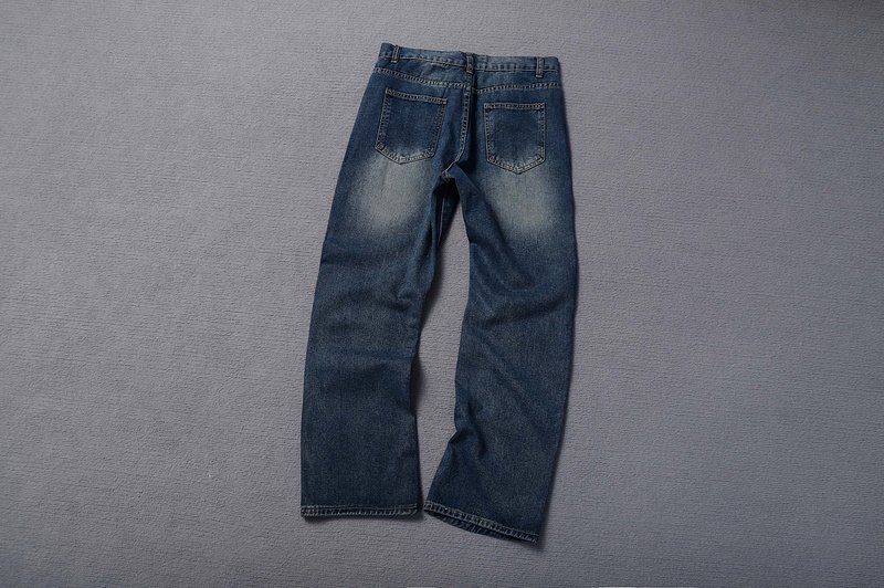 Джинсы Gallery Dept Torn Knees "Blue" фото № 5