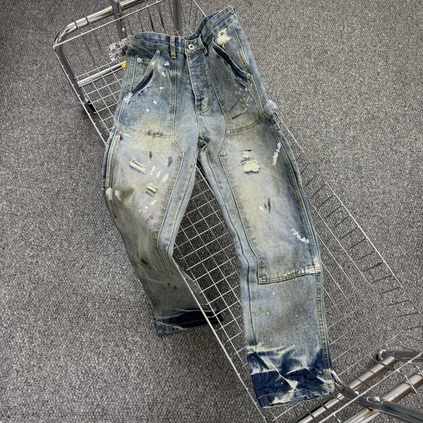 Джинсы Gallery Dept Gray Washed "Denim" фото № 4