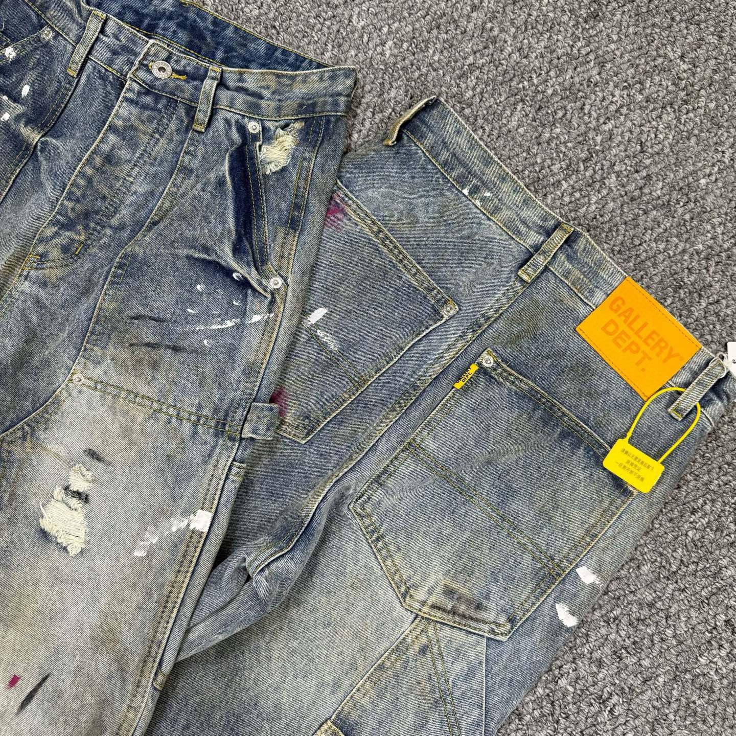 Джинсы Gallery Dept Gray Washed "Denim" фото № 7