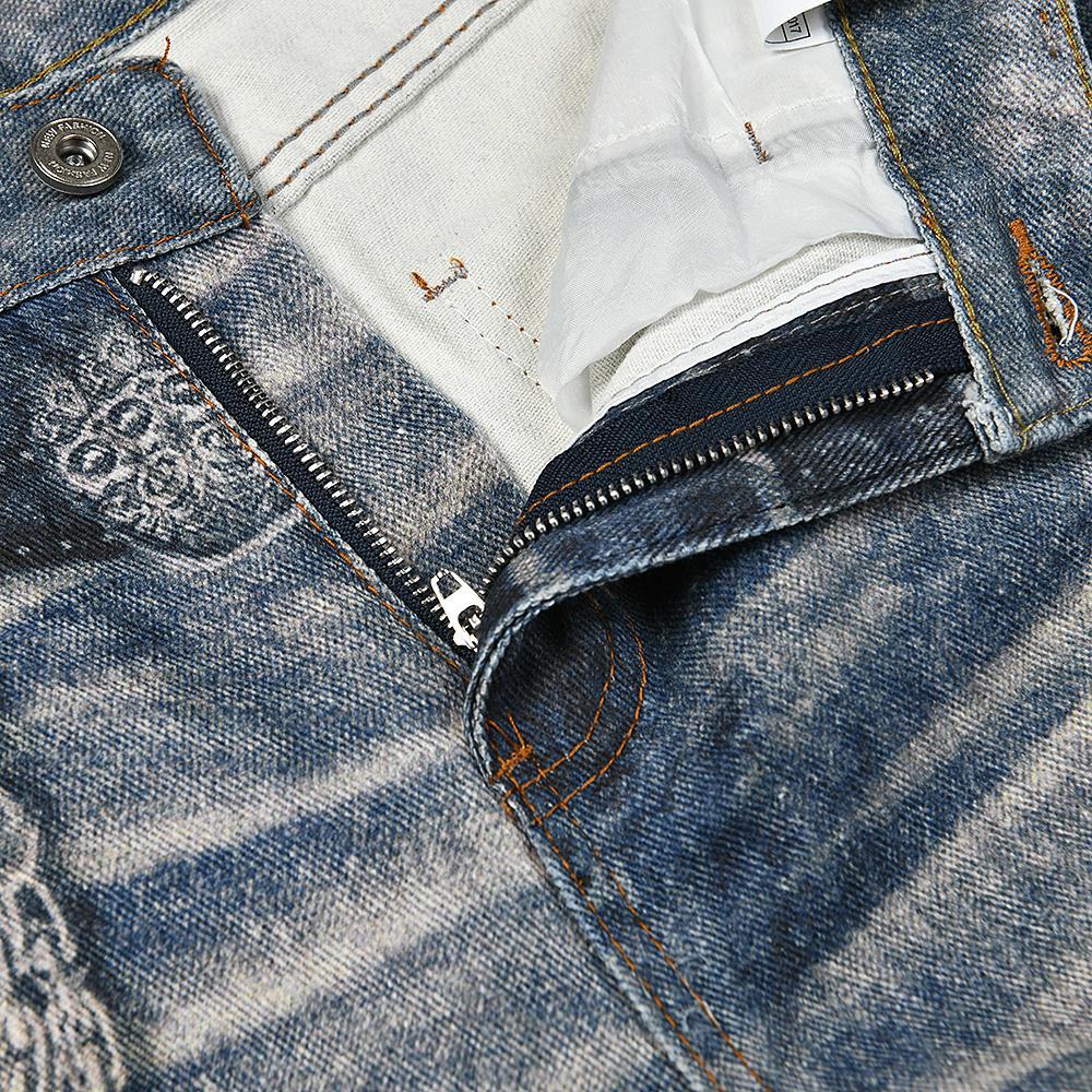 Джинсы Gallery Dept. Paint Splatter "Blue" фото № 4