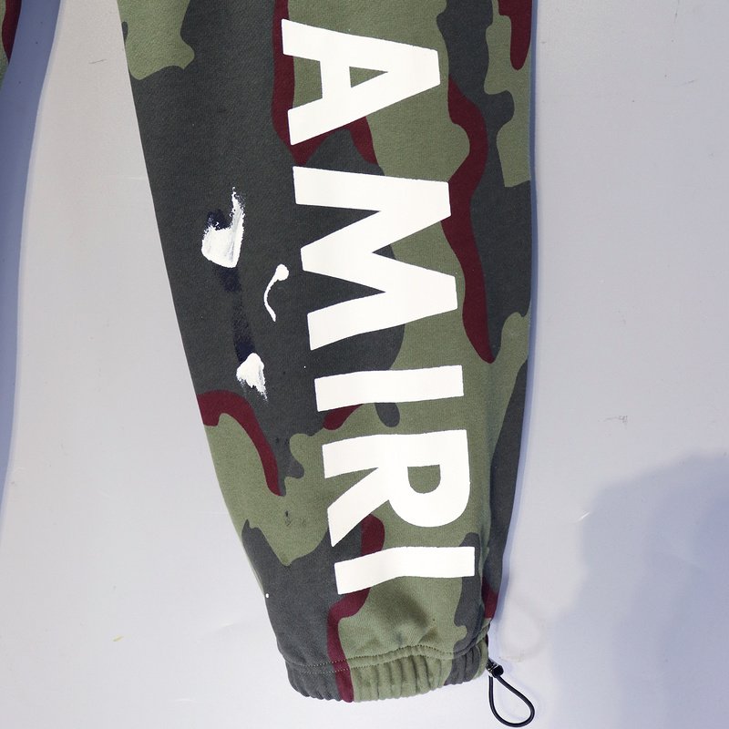 Штаны Amiri Military Style "Green" фото № 8