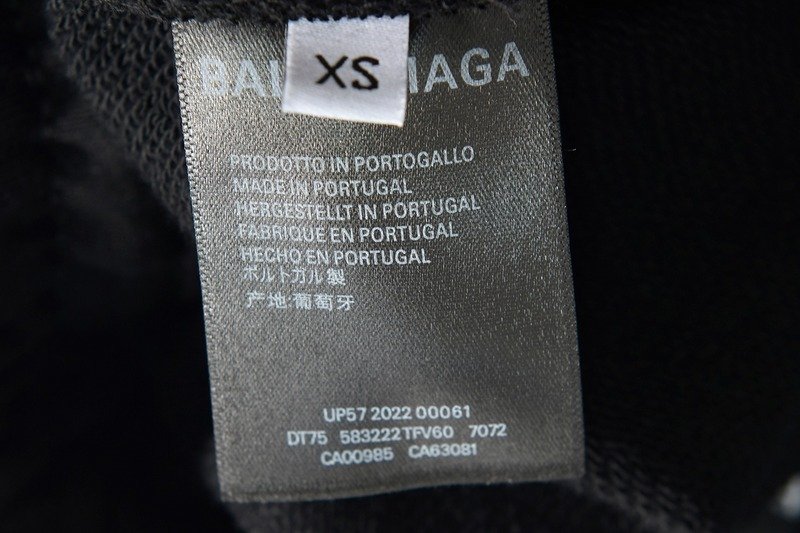 Штаны Balenciaga With White Stripes "Black" фото № 7