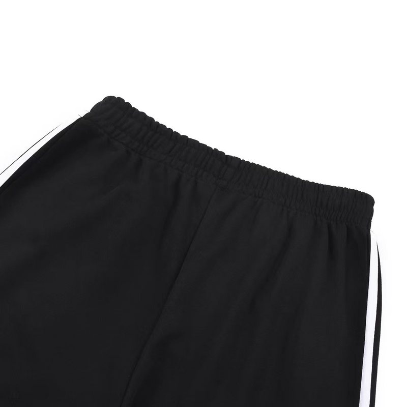 Штаны Balenciaga With Red And White Stripe "Black" фото № 2