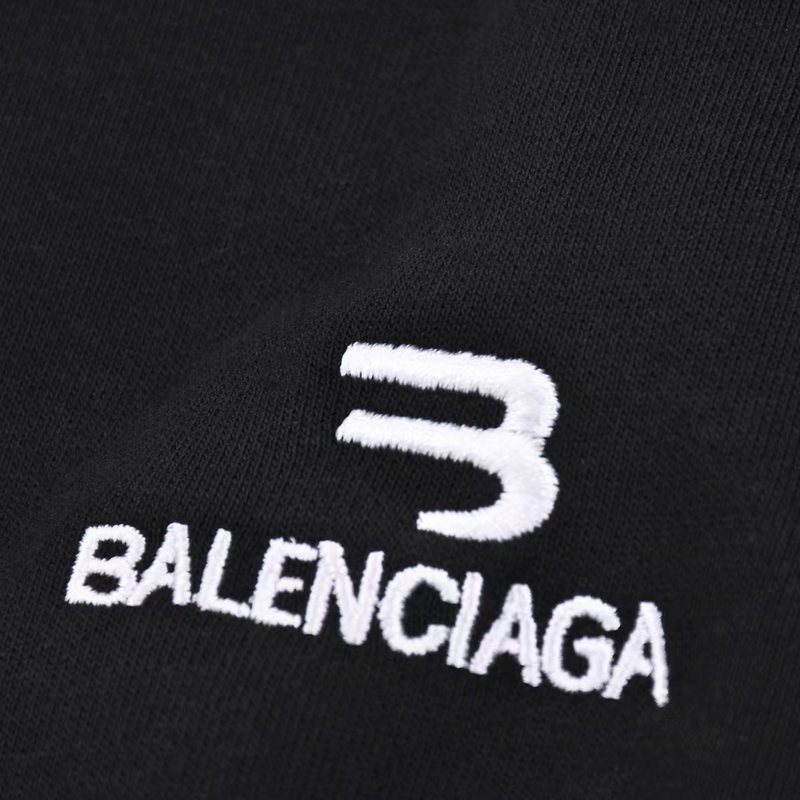 Штаны Balenciaga With Red And White Stripe "Black" фото № 5