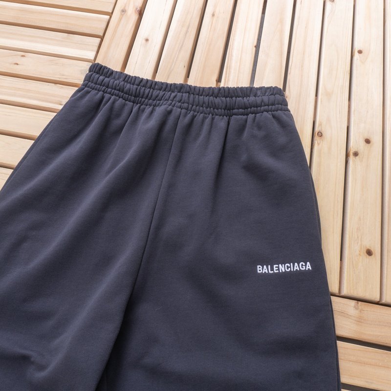 Штаны Balenciaga Stylish Embroidered Logo "Blue" фото № 5