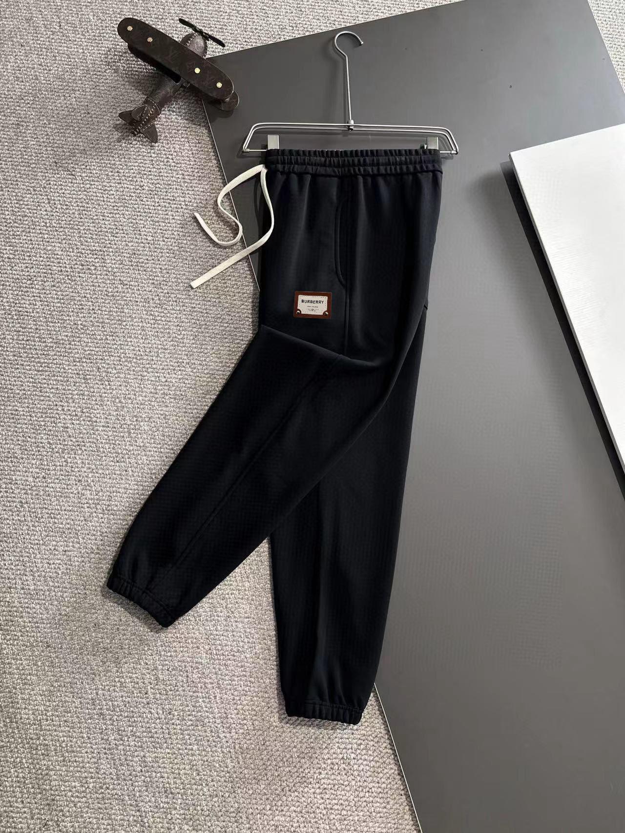 Штаны Burberry Established 1856 Horseferry House "Black" фото № 4