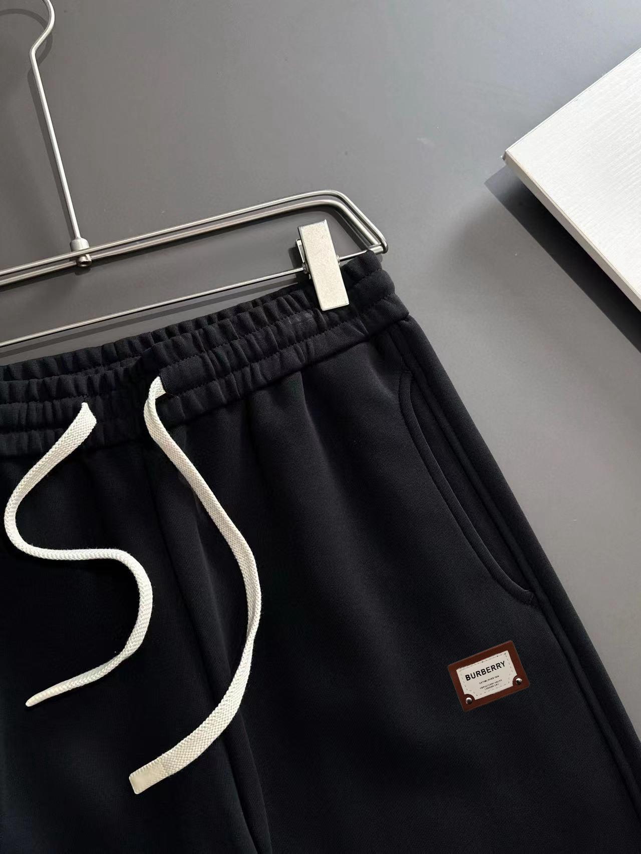 Штаны Burberry Established 1856 Horseferry House "Black" фото № 2
