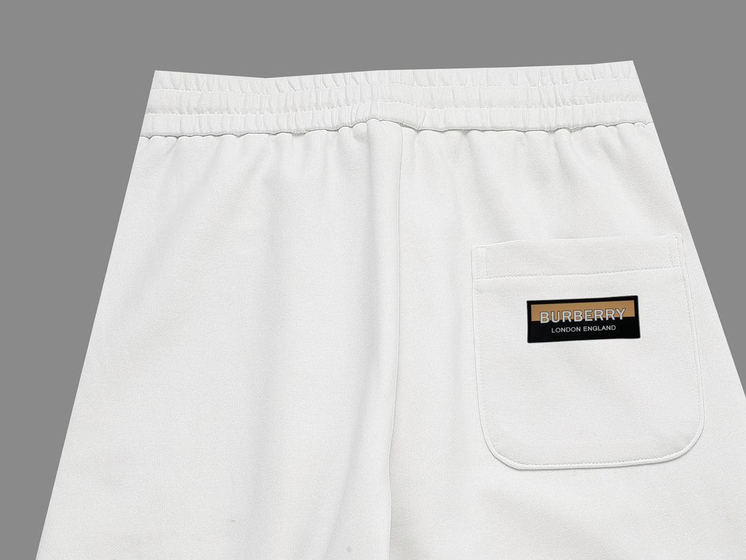 Штаны Burberry Frontside Volumetric Letter B And Rectangle "White" фото № 5