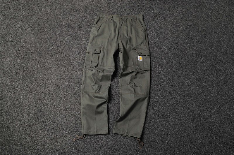Штаны Carhartt With Logo On Pocket "Gray" фото № 2