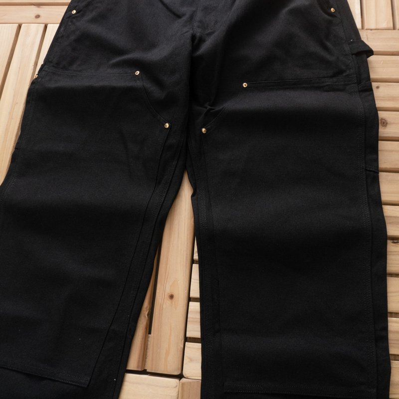 Брюки Carhartt Patches And Button Decoration "Black" фото № 3