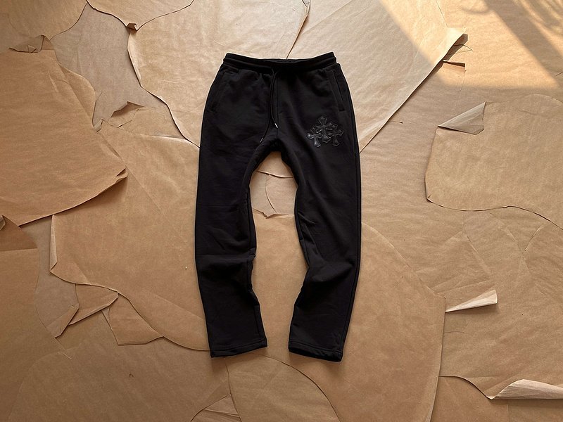 Спортивные Штаны Chrome Hearts Cemetery "Black" фото № 7