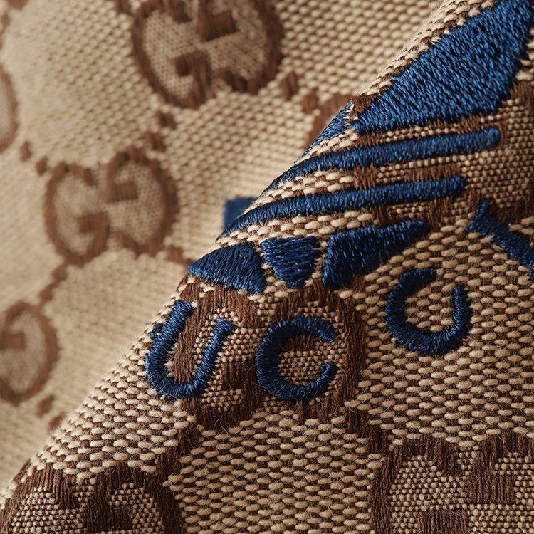 Штаны Gucci X Adidas Branded "Brown" фото № 6