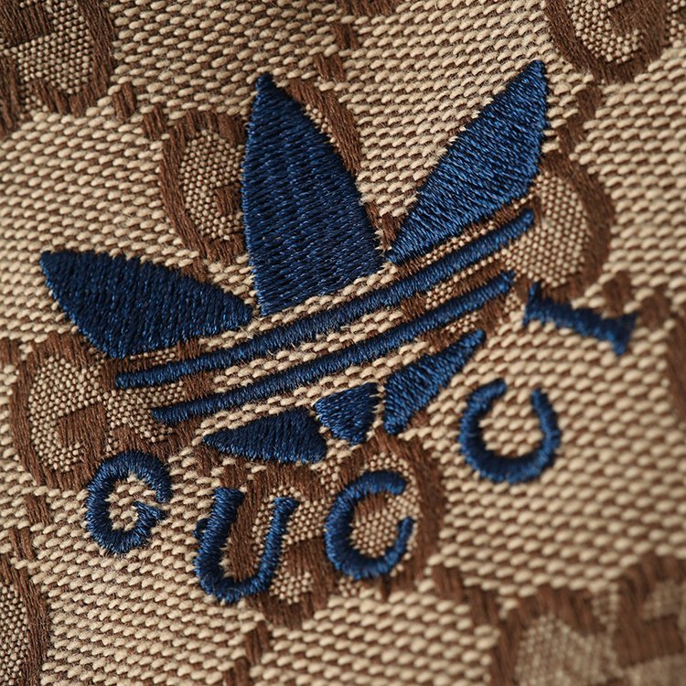Штаны Gucci X Adidas Branded "Brown" фото № 7
