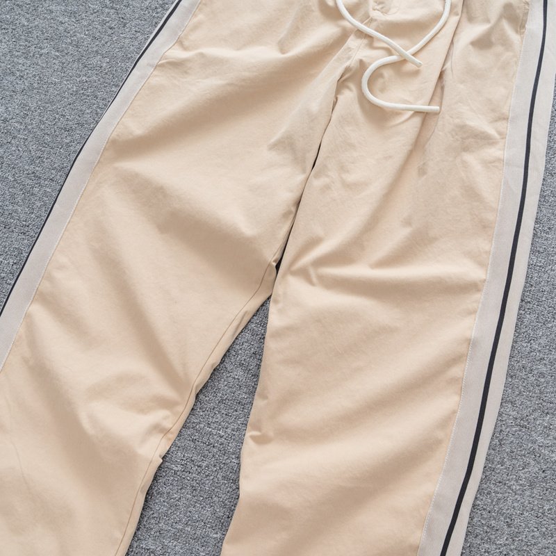 Штаны Palm Angels With Stripes On Shoelaces "Cream" фото № 7