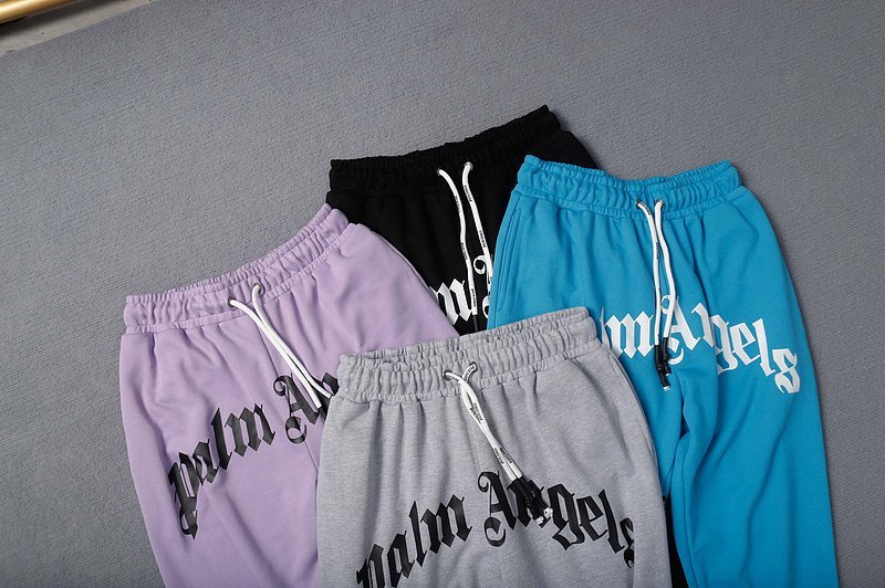 Штаны Palm Angels With Branded Ties And Logo On The Front "Black" фото № 4