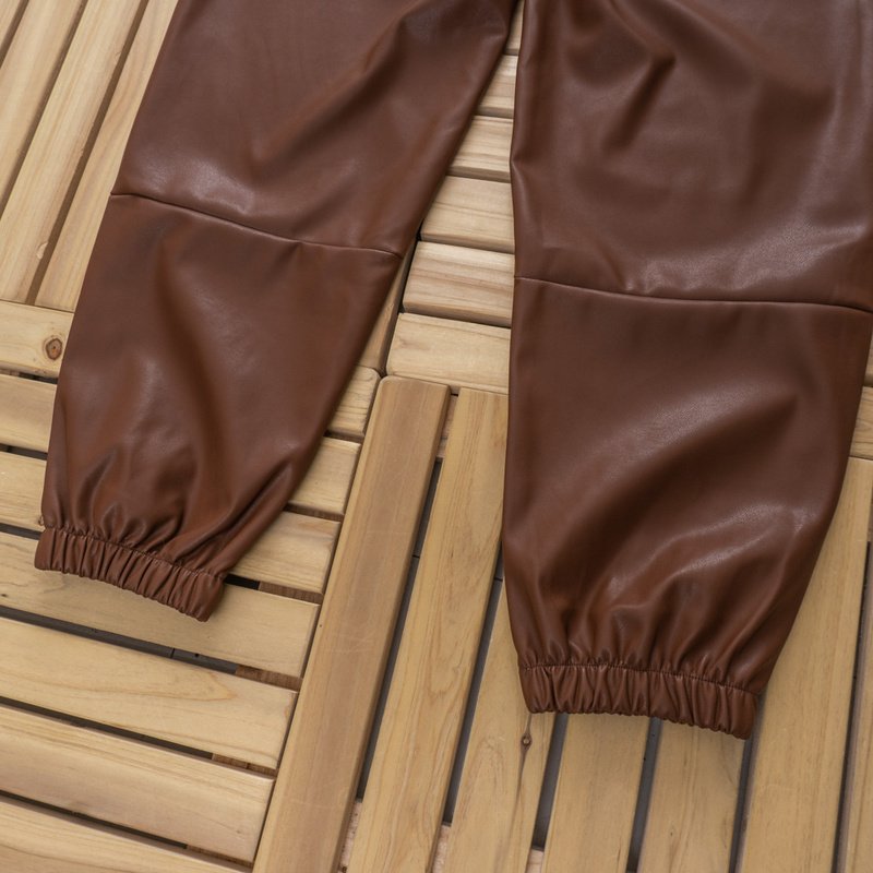 Штаны Represent Logo Letter Printed "Brown" фото № 3