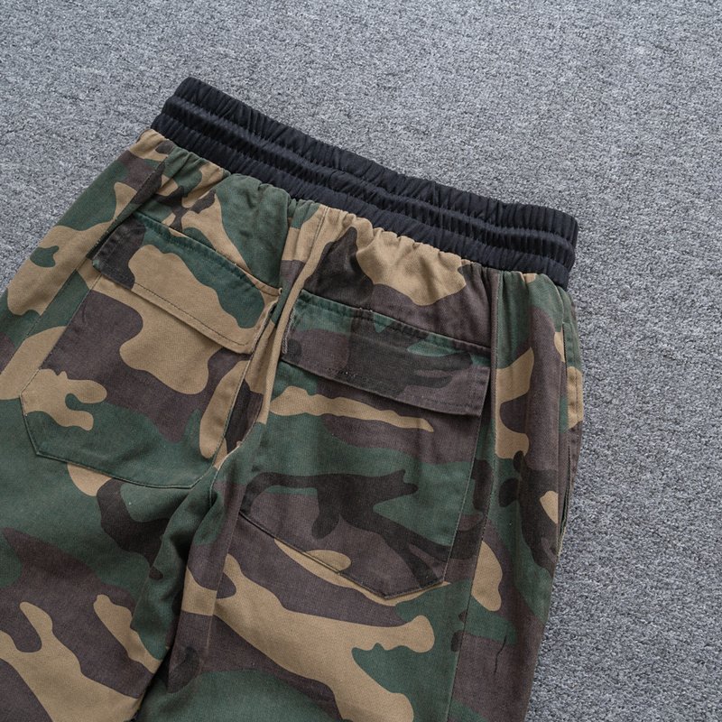 Штаны Rhude With A Yellow Lace "Green/Brown" фото № 4