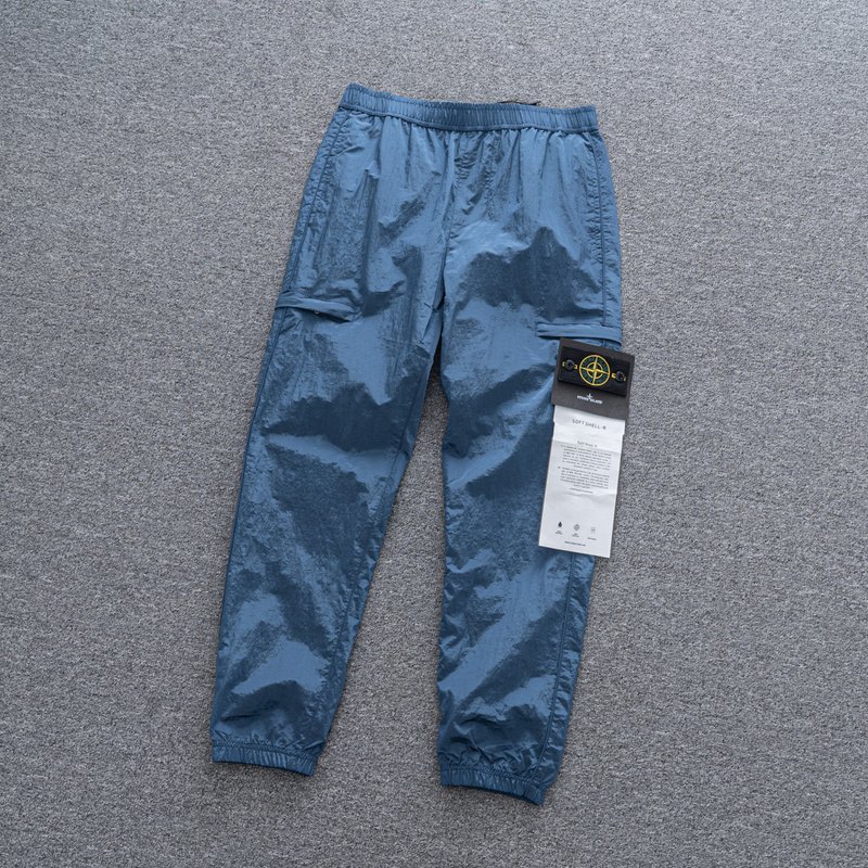 Штаны Stone Island With Soft Shell "Blue" фото № 2