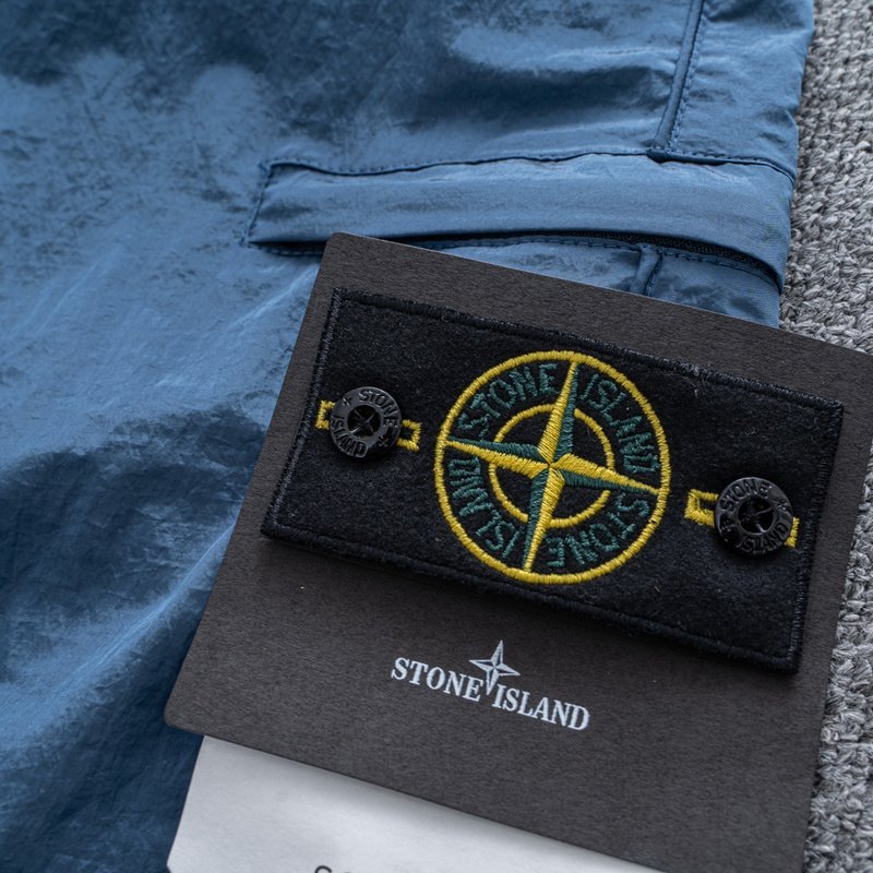 Штаны Stone Island With Soft Shell "Blue" фото № 7
