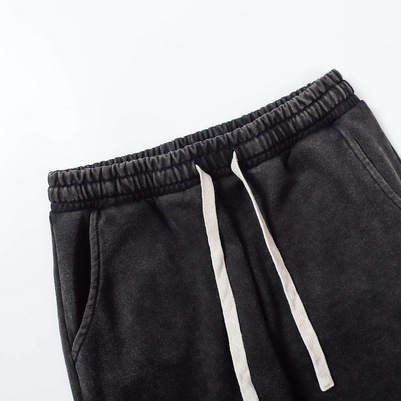 Штаны Stone Island With White Ties - Straight "Black/Yellow" фото № 5