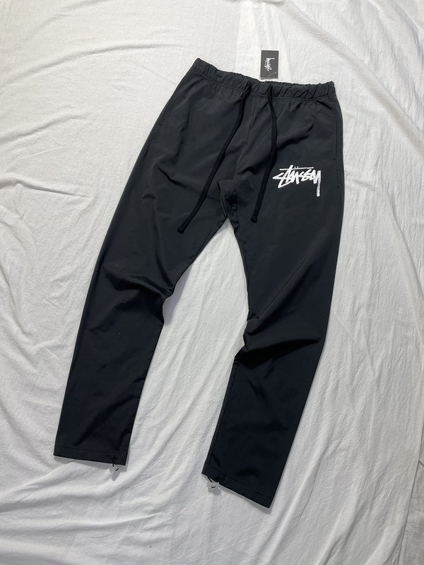 Штаны Stussy With White Lettering "Black" фото № 2