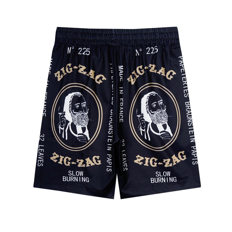 Шорты Amiri Print Man Inside Circle "Black" фото № 2