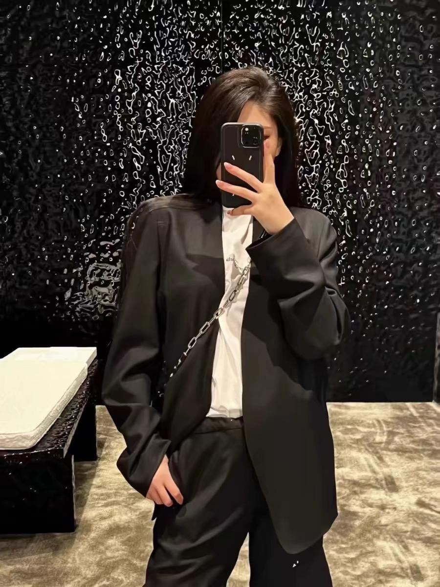 Пиджак Maison Margiela Four Backside Threads "Black" фото № 6