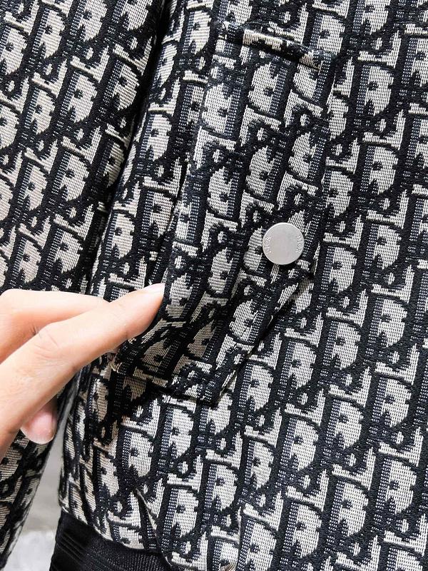 Куртка-бомбер Christian Dior Monogram Logo "Black" фото № 7