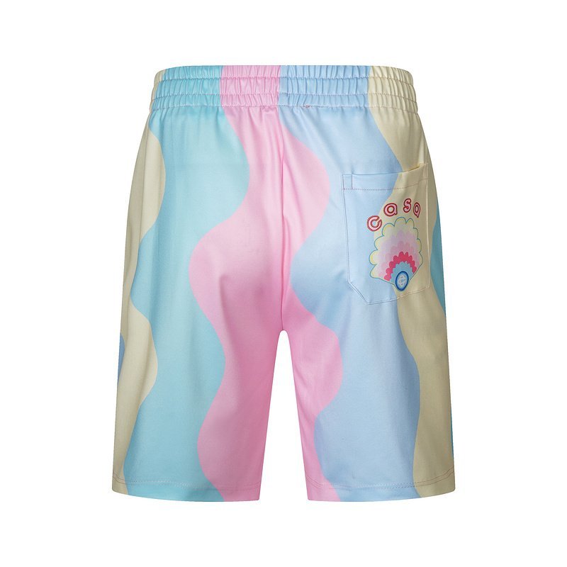 Шорты Casablanca Colorful Waves And Seashell "Multicolor" фото № 2