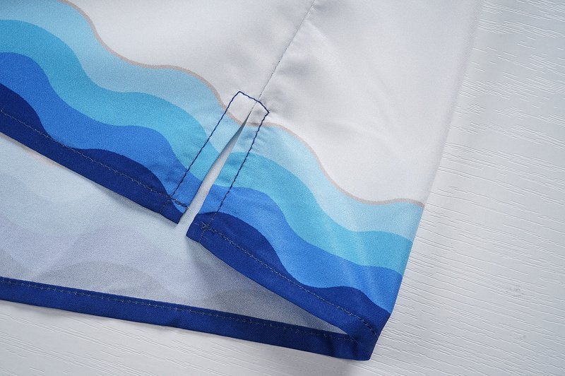 Рубашка Casablanca Inscription Sport And Waves "White" фото № 3