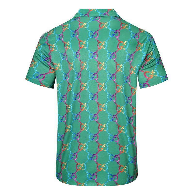 Рубашка Gucci Connected Logo With Dots "Green" фото № 2